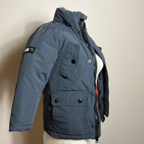 Diesel Boys Navy Puffer Coat super warm size 5/6 - Picture 2 of 14